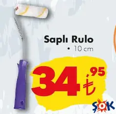 İZMİR FIRÇA SAPLI RULO 10 CM